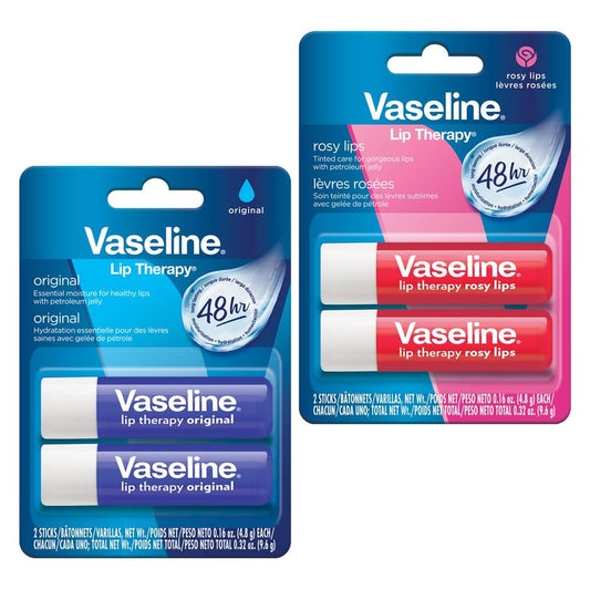 Vaseline Lip Therapy his and hers (Original and Rosy) twin pack - 2 pack