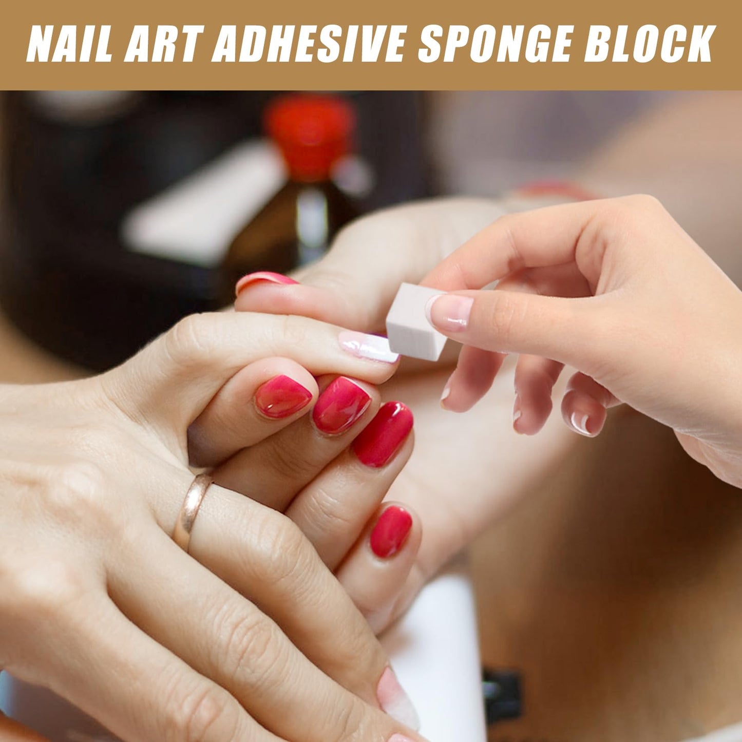 300PCS 1cm Mini Nail Sponges for Ombre, White Square Foam Sponges Nail Art Gradient Brush - Professional Manicure Tools, DIY Accessories for Nail Artists | Premium Makeup Sponge Applicators