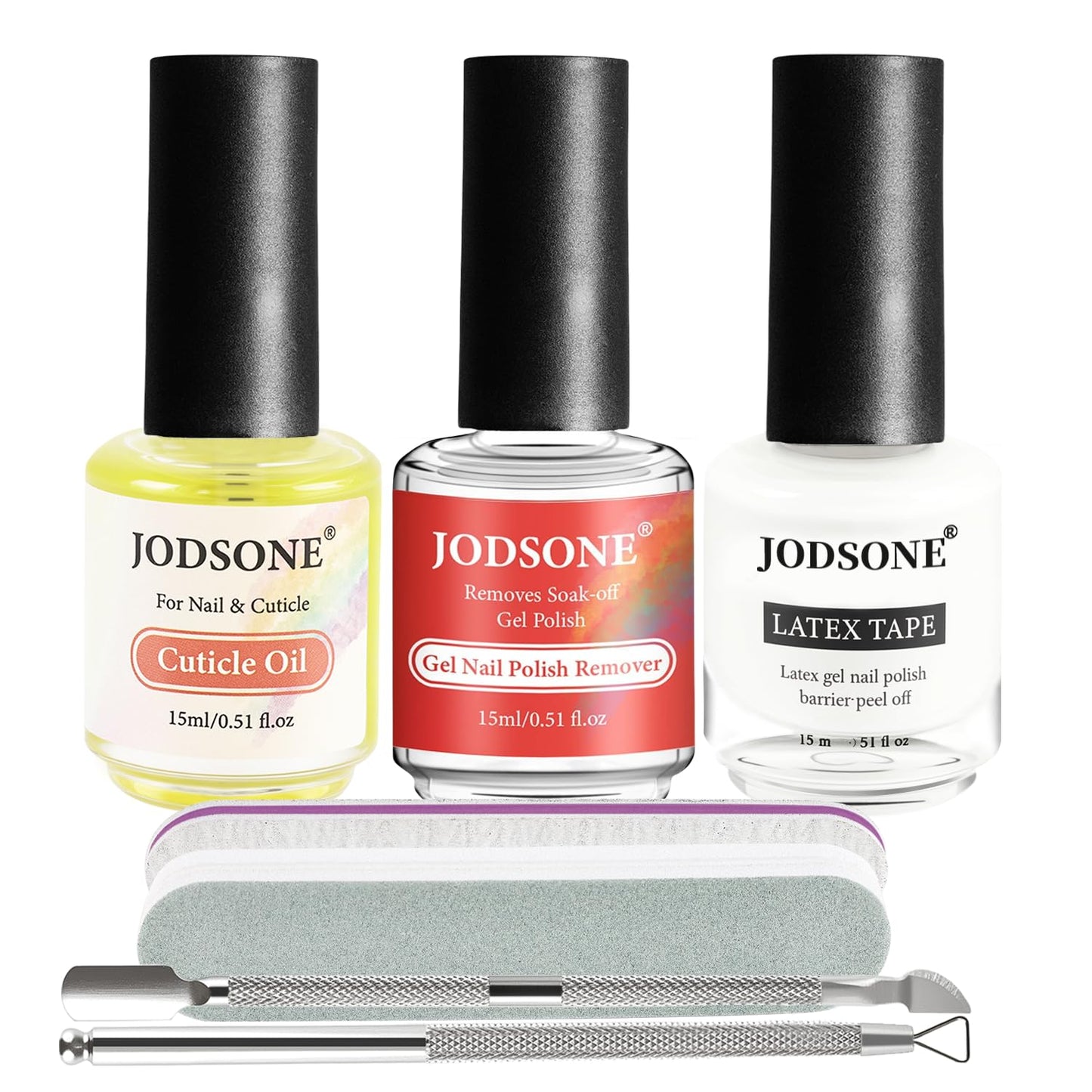 JODSONE Gel Nail Polish Remover - Quick 3-5 Minute Soak-Free Formula | 15ML