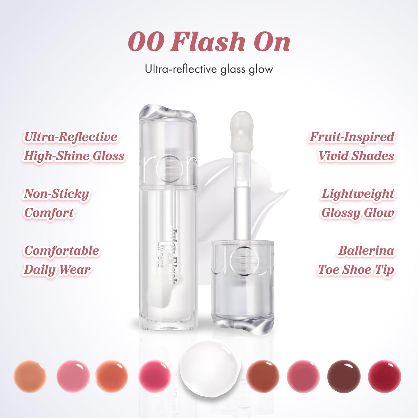 rom&nd JUICY FLASH LIP OIL 00 FLASH ON