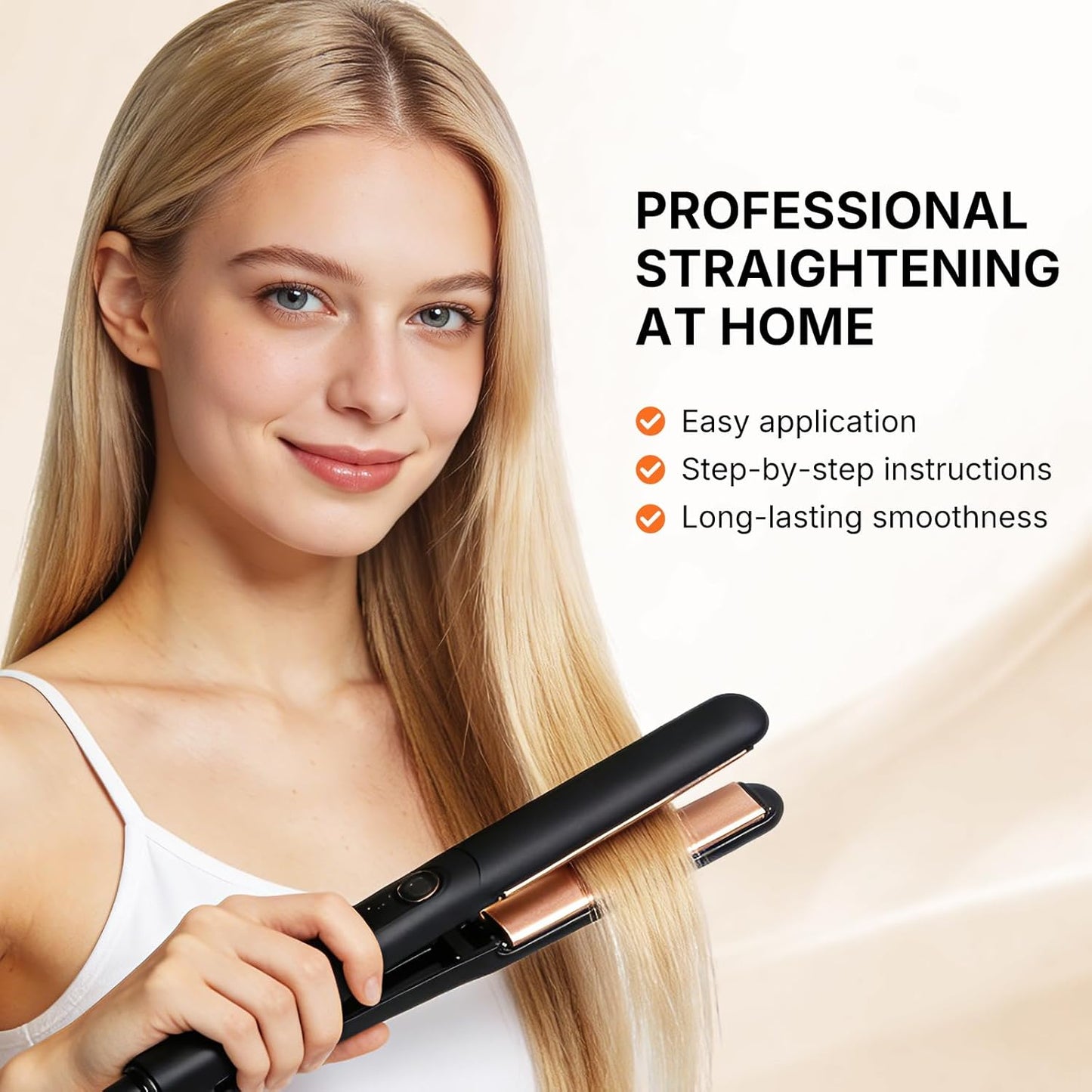Maca Essence Hair Treatment Kit - Professional Keratin Straightening for Softer, Shinier Hair | 12 Weeks Home Use, All Hair Types