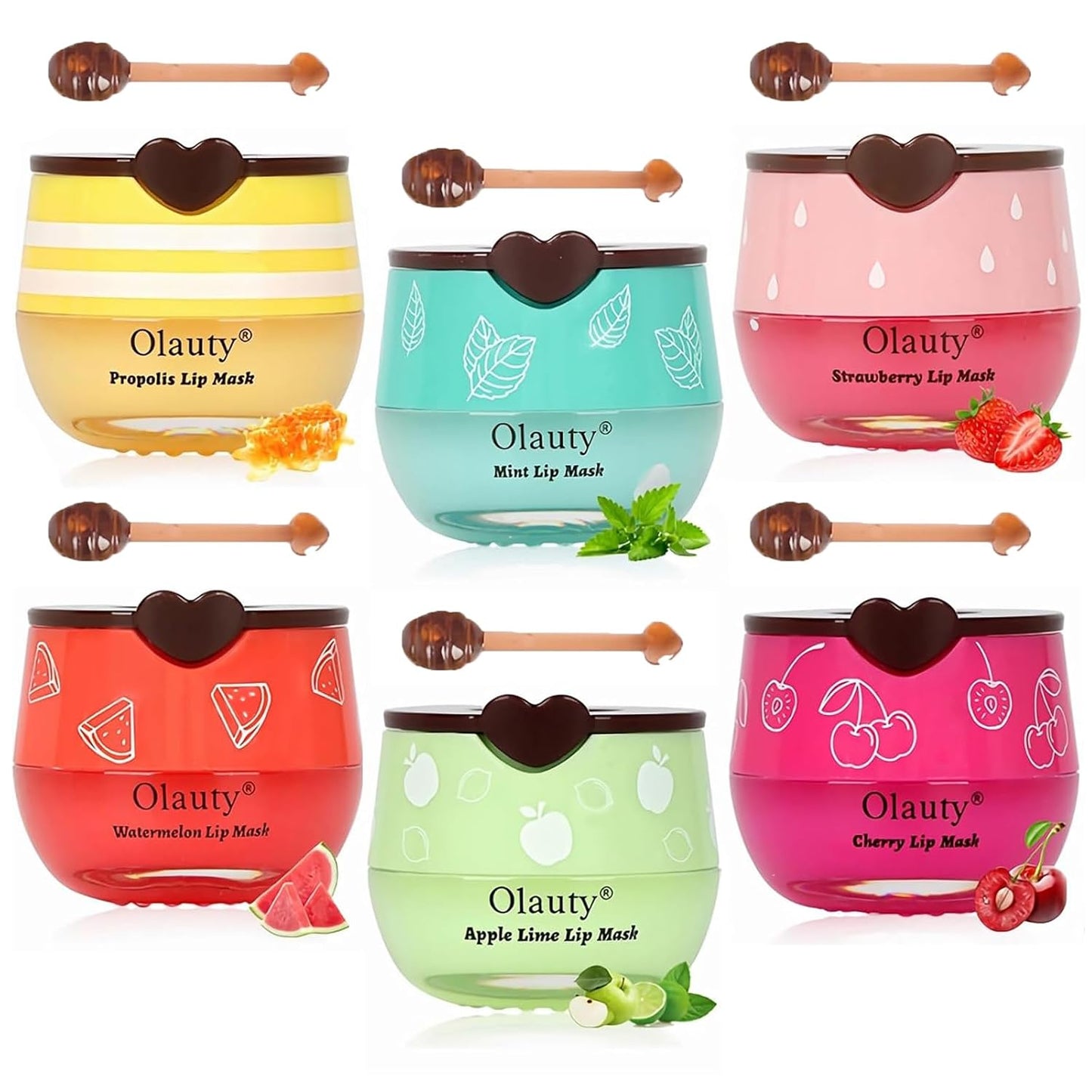 Bee Lip Balm Set - 6 PCS Moisturizing Honey Lip Mask for Soft Lips | Perfect Teacher Appreciation & Birthday Gifts for Women & Girls
