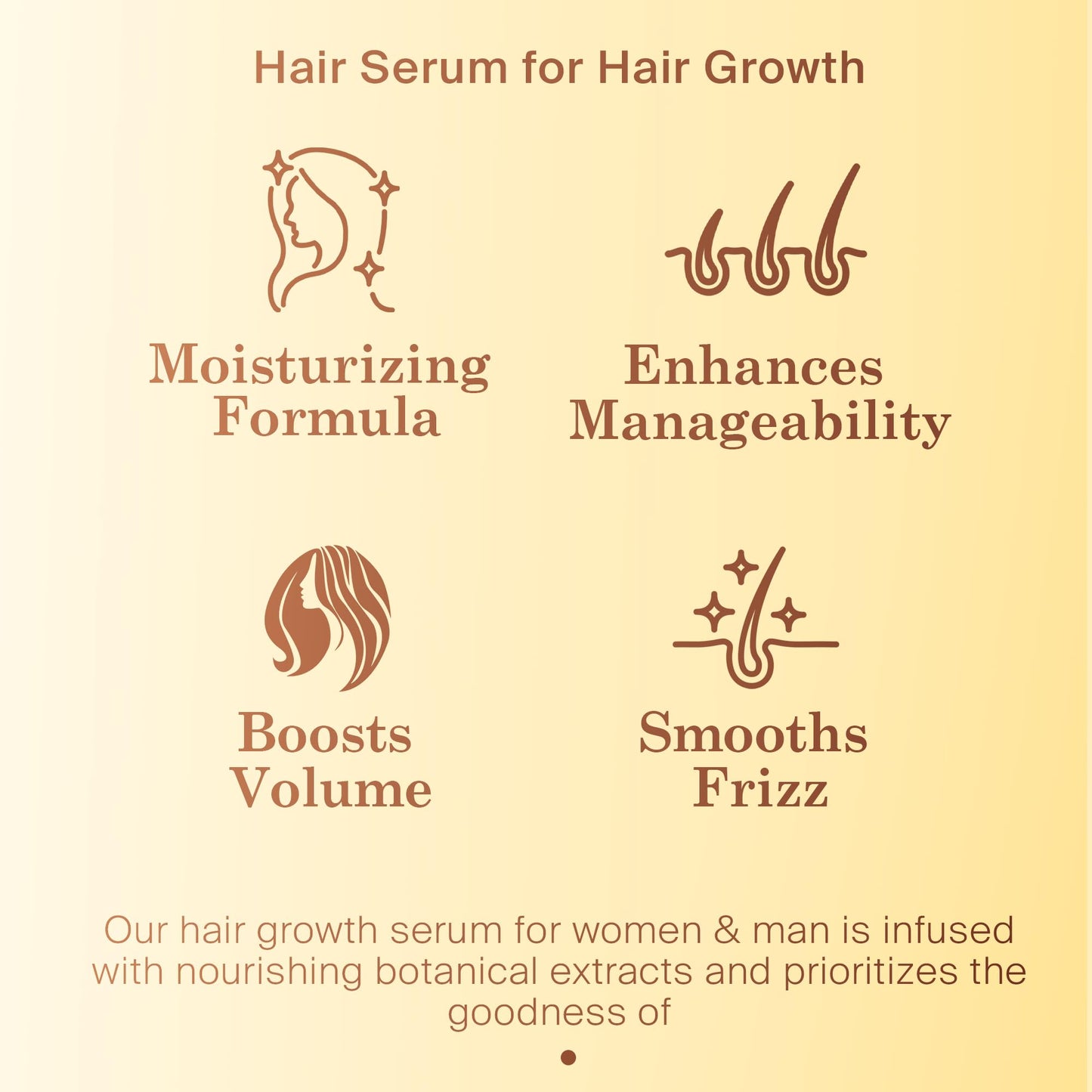 INFINA ESSENTIALS Peptide Hair Serum for Hair Growth Men & Women - Copper Peptides for Hair Growth - Caffeine Hair Growth Serum for Hair Thinning & Loss - Multi Peptide Serum for Hair Density 2 fl oz