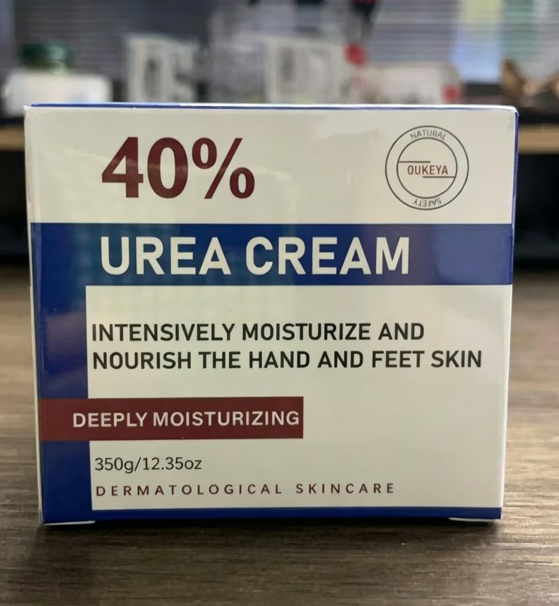 OUKEYA Urea Cream 40 Percent, Foot & Hand Cream for Dry Cracked, Urea Lotion for Feet Maximum Strength(12.35Oz)