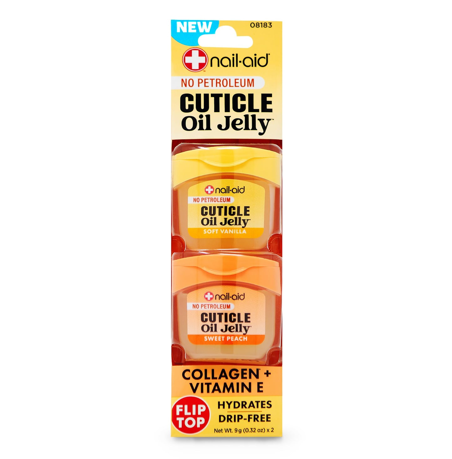 Nail-Aid Cuticle Oil Jelly, Press-On Friendly Non-Drip Treatment