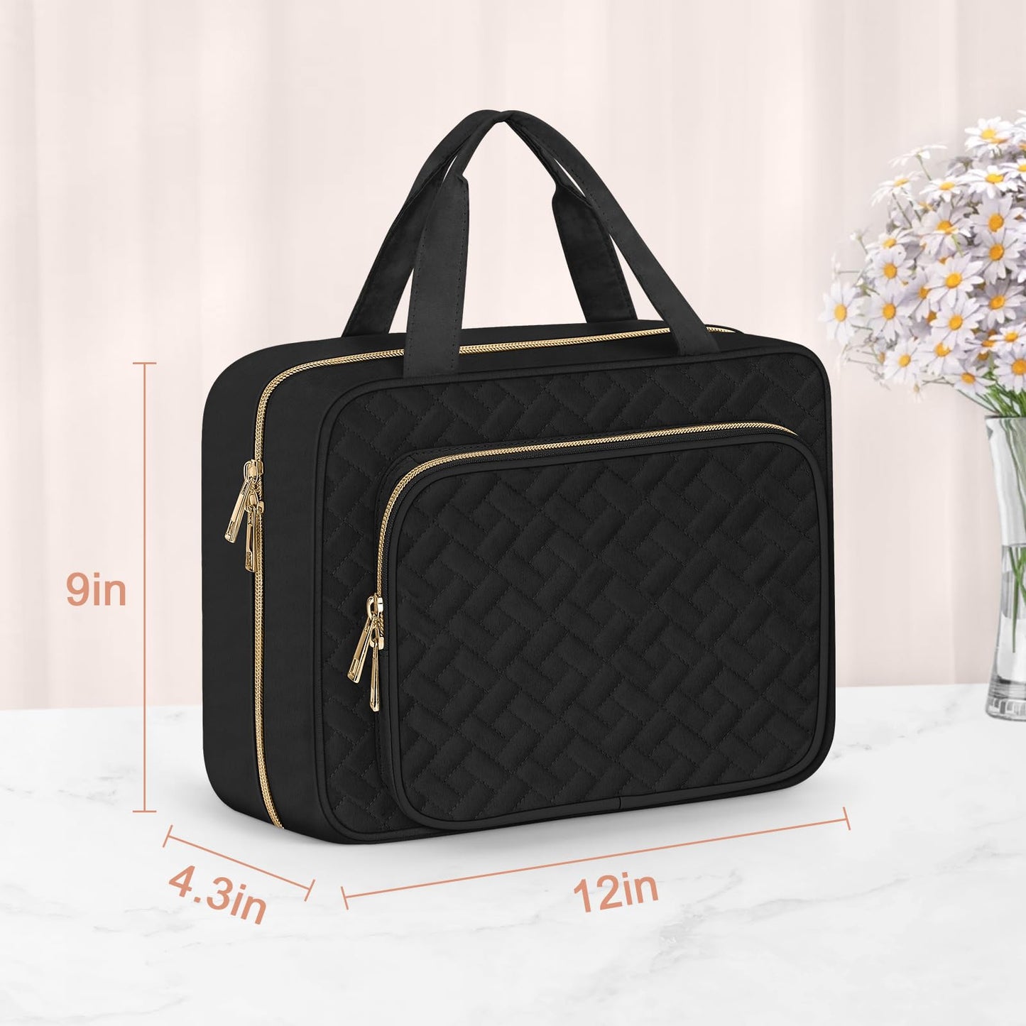 Wedama Toiletry Bag for Women, Hanging Travel Toiletry Bag