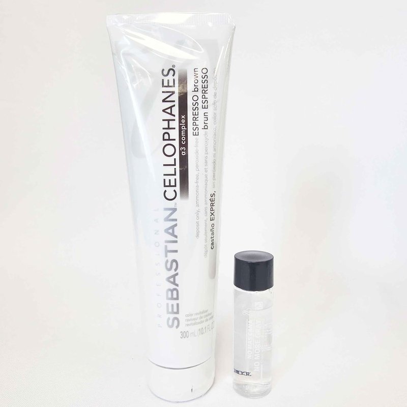 Lorenzo No More Gray Color Additive - Resistant Gray Coverage | 1.18 fl. oz (35ml) Espresso Brown Set