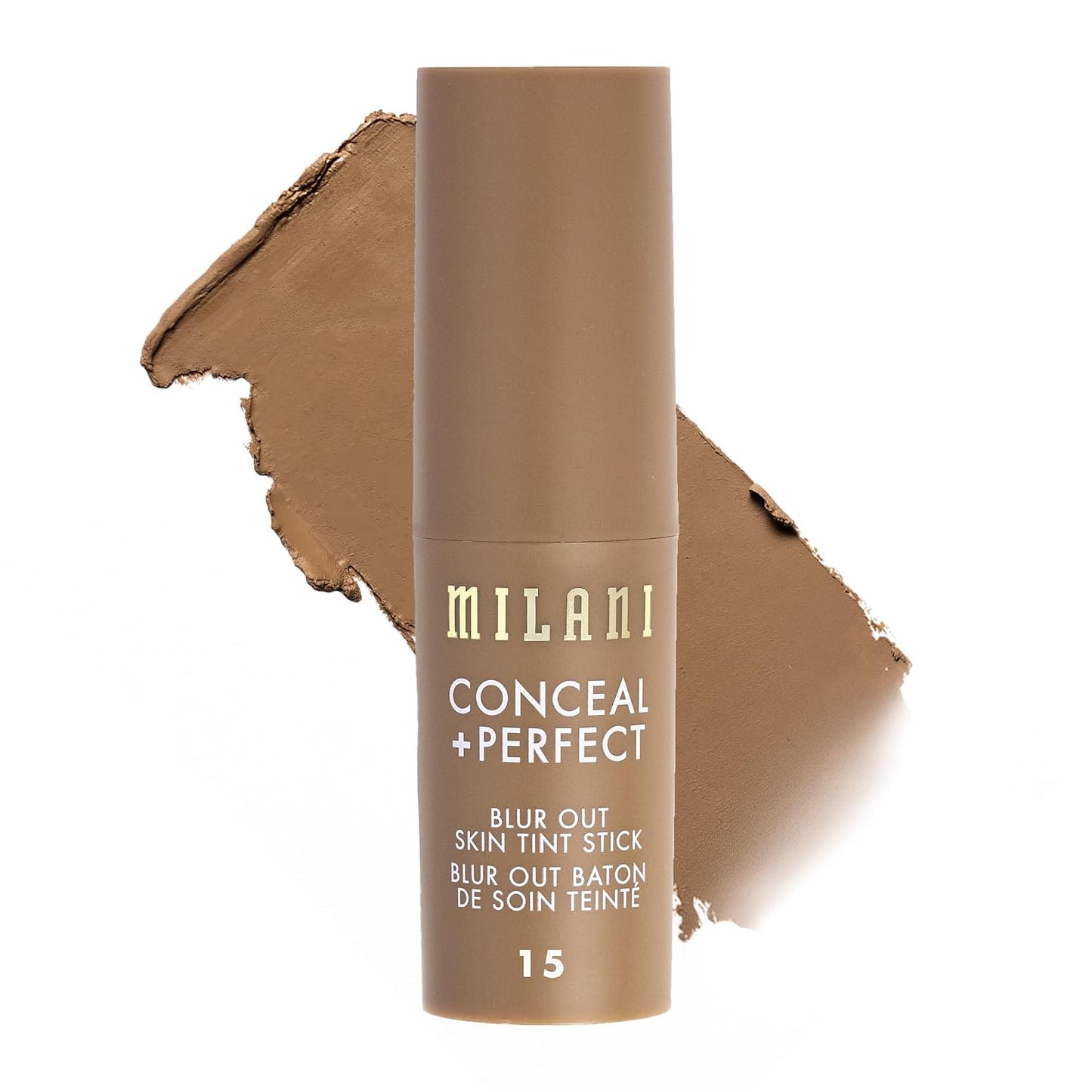 Milani Conceal + Perfect Blur Out Skin Tint Stick - Lightweight Tinted Moisturizer with Vitamin C & E | Soft Matte Finish 02-Fair Neutral
