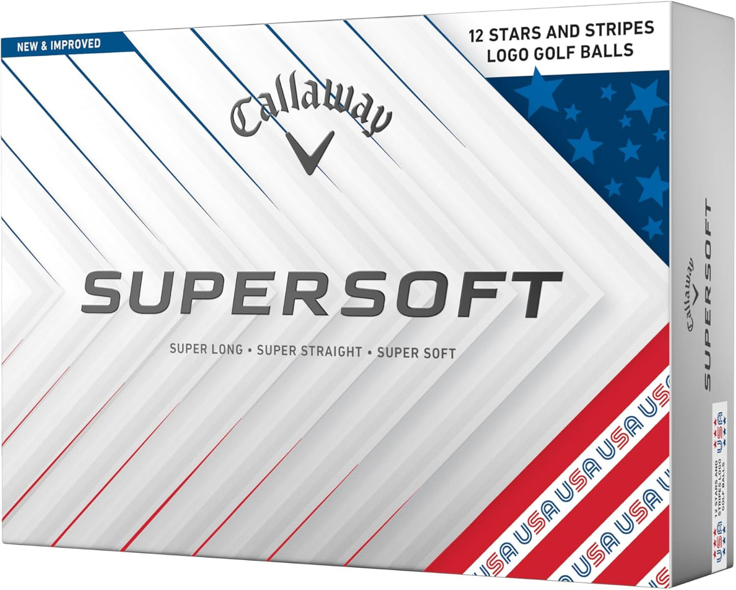 Callaway Golf Supersoft Golf Balls - Ultra-Soft Feel & Distance | 2025 Edition