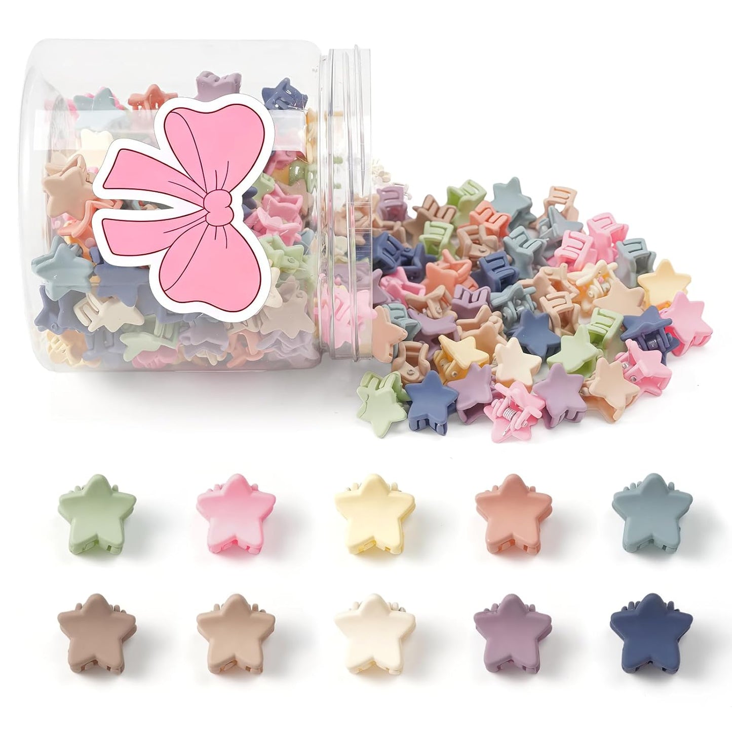 Mini Flower Hair Clips - 150 PCS Cute Barrettes for Women | Y2K Small Claw Hair Accessories