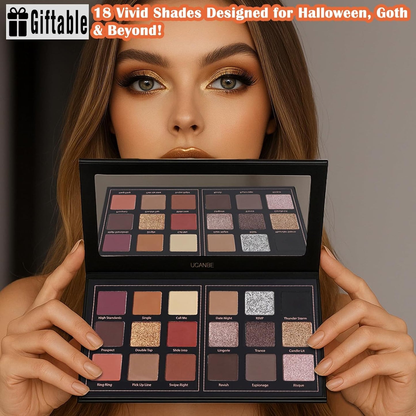 Matte Eyeshadow Palette - 18 Pigmented Colors | Long-Lasting Waterproof Smokey Makeup Kit