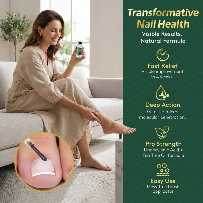 Toenail Fungus Treatment Extra Strength【Max Strength Tea Tree Oil & Undecylenic Acid】Fungus Nail Treatment Liquid Maximum Strength【3-Day Fast Relief】Antifungal Foot & Toe Nail Repair Drops