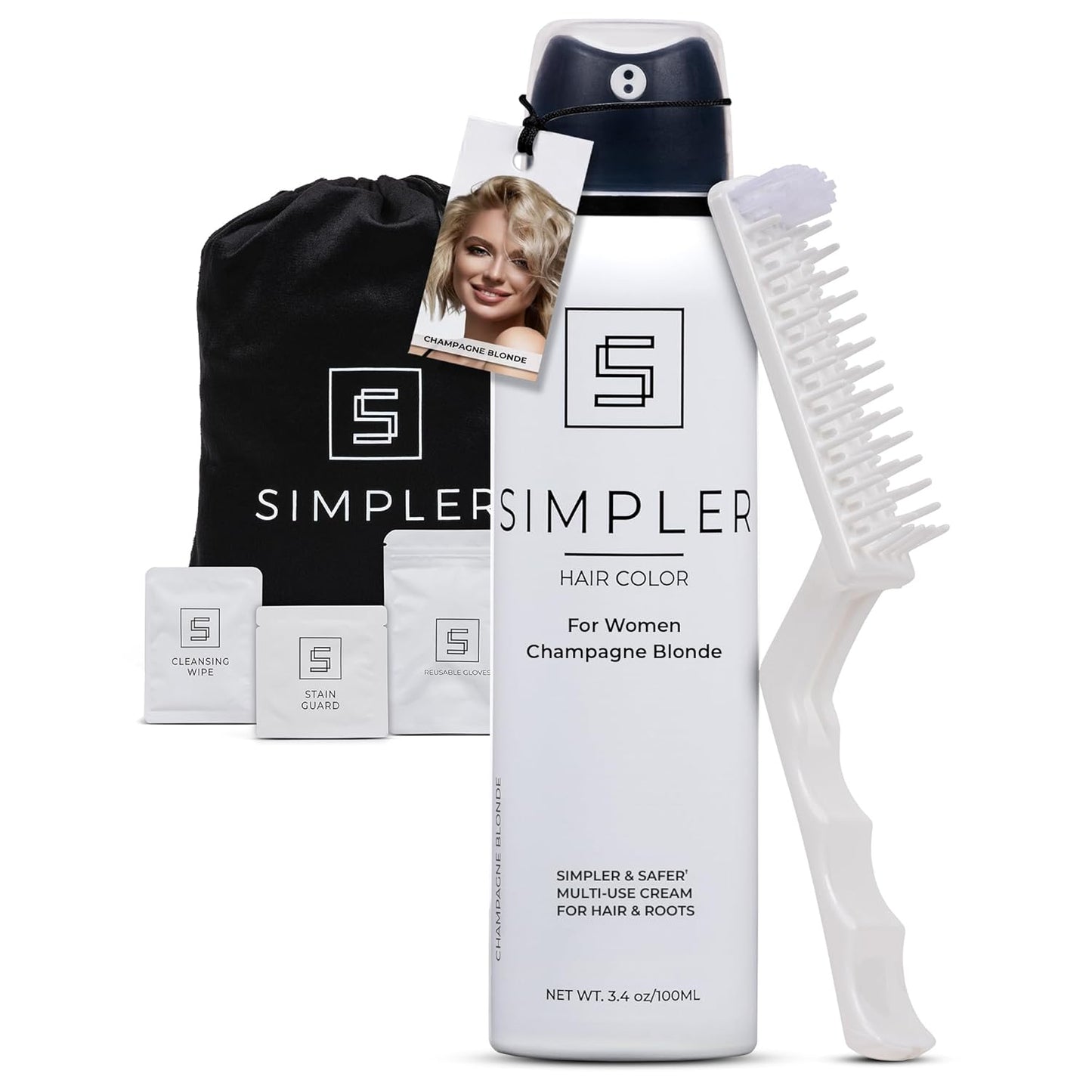 Permanent Ammonia-Free Hair Color for Women | Natural Auburn Gray Coverage - Sensitive Scalp Formula