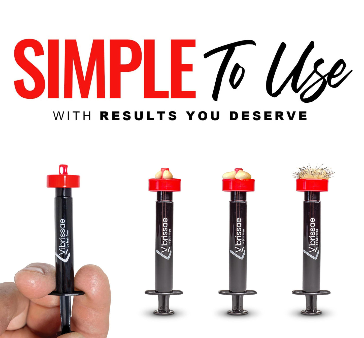 32 Applicators | Easy Inject Nose Waxing | Just Inject - Let Set - Pull | Fast & Effective Hair Removal | No-Mess | No-Leaks | Prefilled Wax Applicators | Multiple Patents Pending