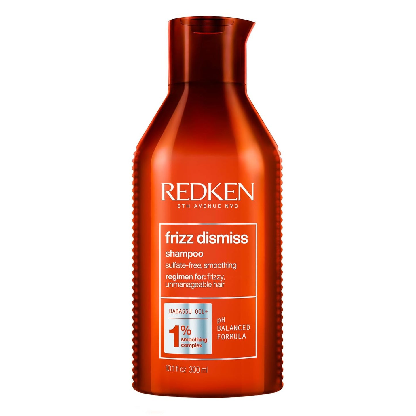 Redken Frizz Dismiss Shampoo - Weightless Frizz Control for Smooth, Shiny Hair | Sulfate-Free Formula