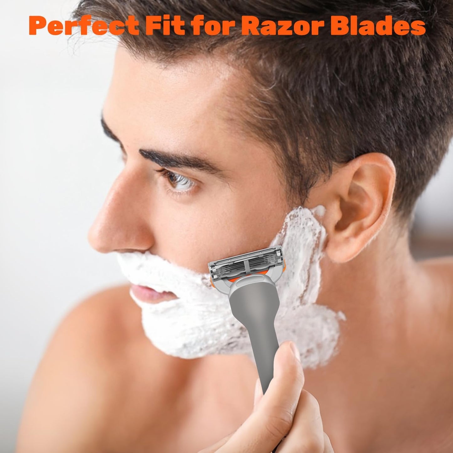 24 Pcs Razor Blade Refills - Compatible with Fusion 5 | Disposable Manual Beard Trimmer Replacement Heads