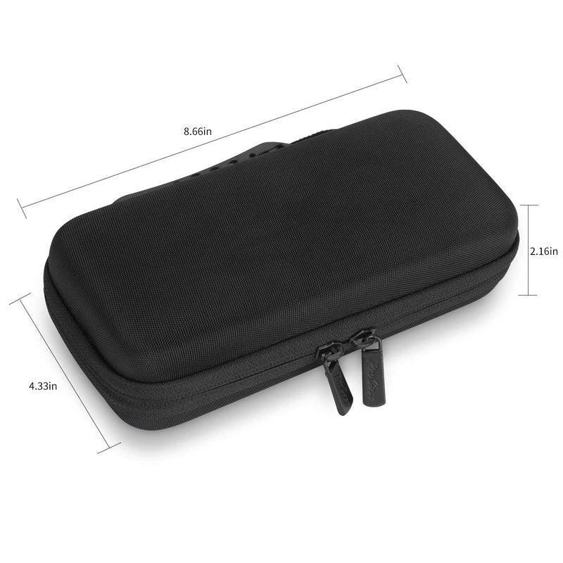 ProCase Hard EVA Case for Texas Instruments Ti-84 Plus CE, Durable Travel Storage Carrying Box Protective Bag for Ti-84 Ti-83 Ti-85 Ti-89 Ti-82 Plus/C CE Graphing Calculator and More -Black