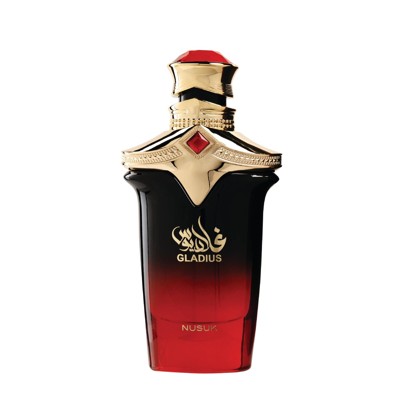 Nusuk Gladius Extrait de Parfum for Men Long Lasting Woody Aromatic Perfume with Raspberry, Bergamot & Patchouli Luxury Arabic Fragrance 100ml
