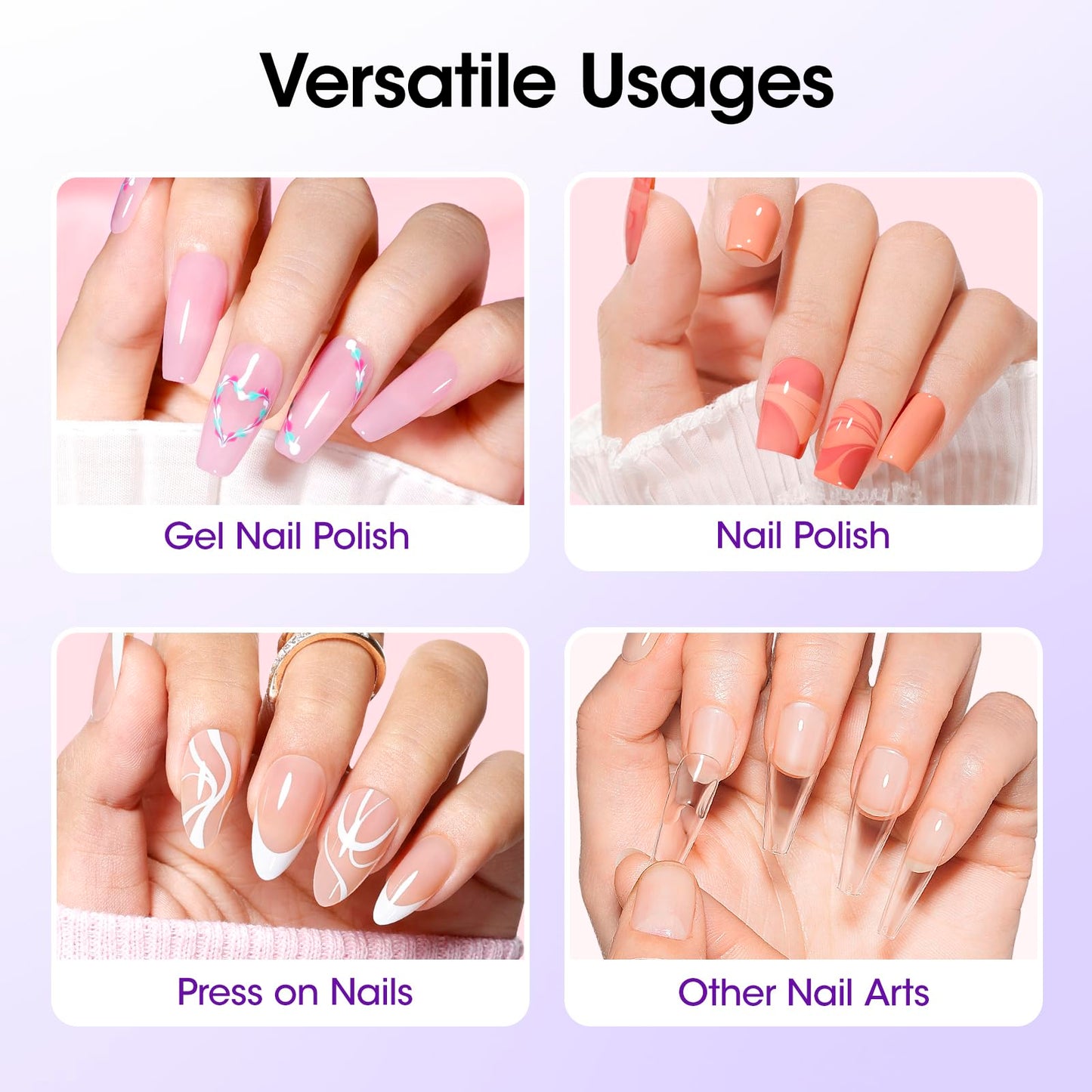 GELLEN Quick Dry Peel off Gel Base Coat, Lamp-Free Peelable Base Coat for Gel Polish, Non U V Gel for Thin & Weak Nails, Easy Removal without Damage, For Nail Practice Beginners