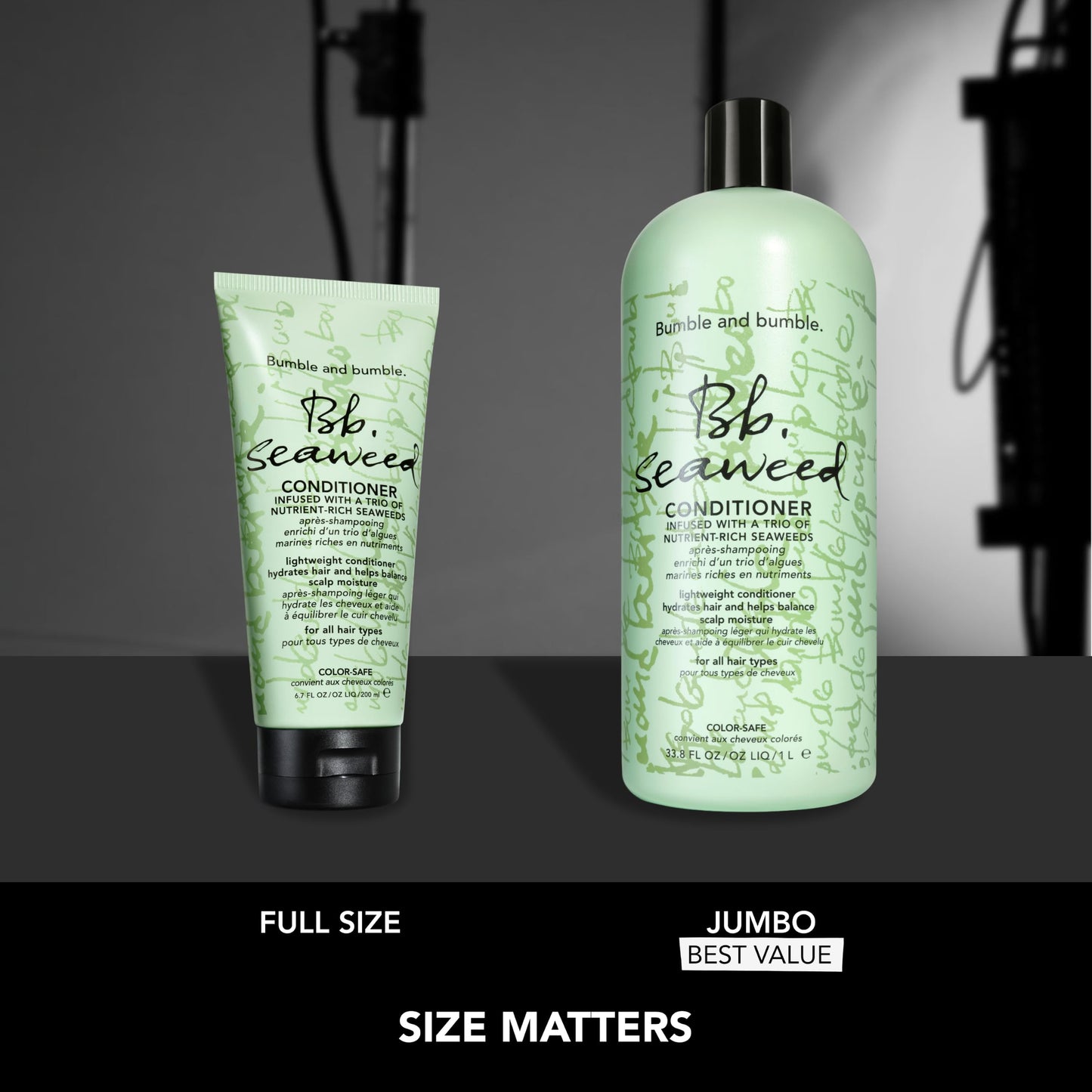 Bumble and bumble. Seaweed Hydrating Conditioner | For Daily Use | Adds Lightweight Moisture | Smooths and Reduces Frizz | For Fine to Medium Curly, Wavy, Straight Hair |Standard Size 6.7 Fl Oz