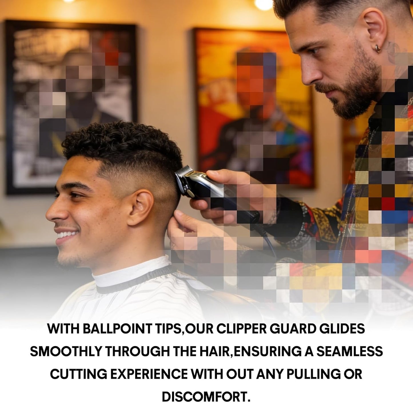 Clipper Guards Set - 2 Pack Compatible with Wahl Hair Clippers | 1/16" 1.5mm Metal Guide Combs for Barbers & Stylists - Green