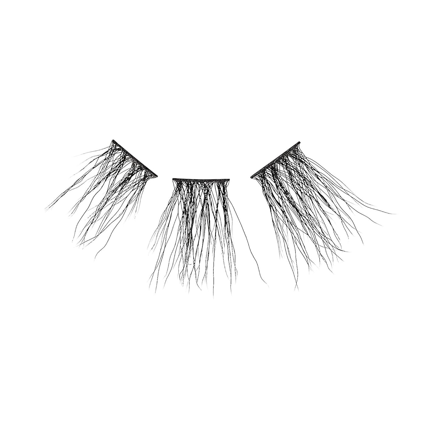 KISS Falscara False Eyelashes Multipack - Faux Mink Wisps, 12-16mm, 24 Reusable Lash Clusters, Easy to Apply