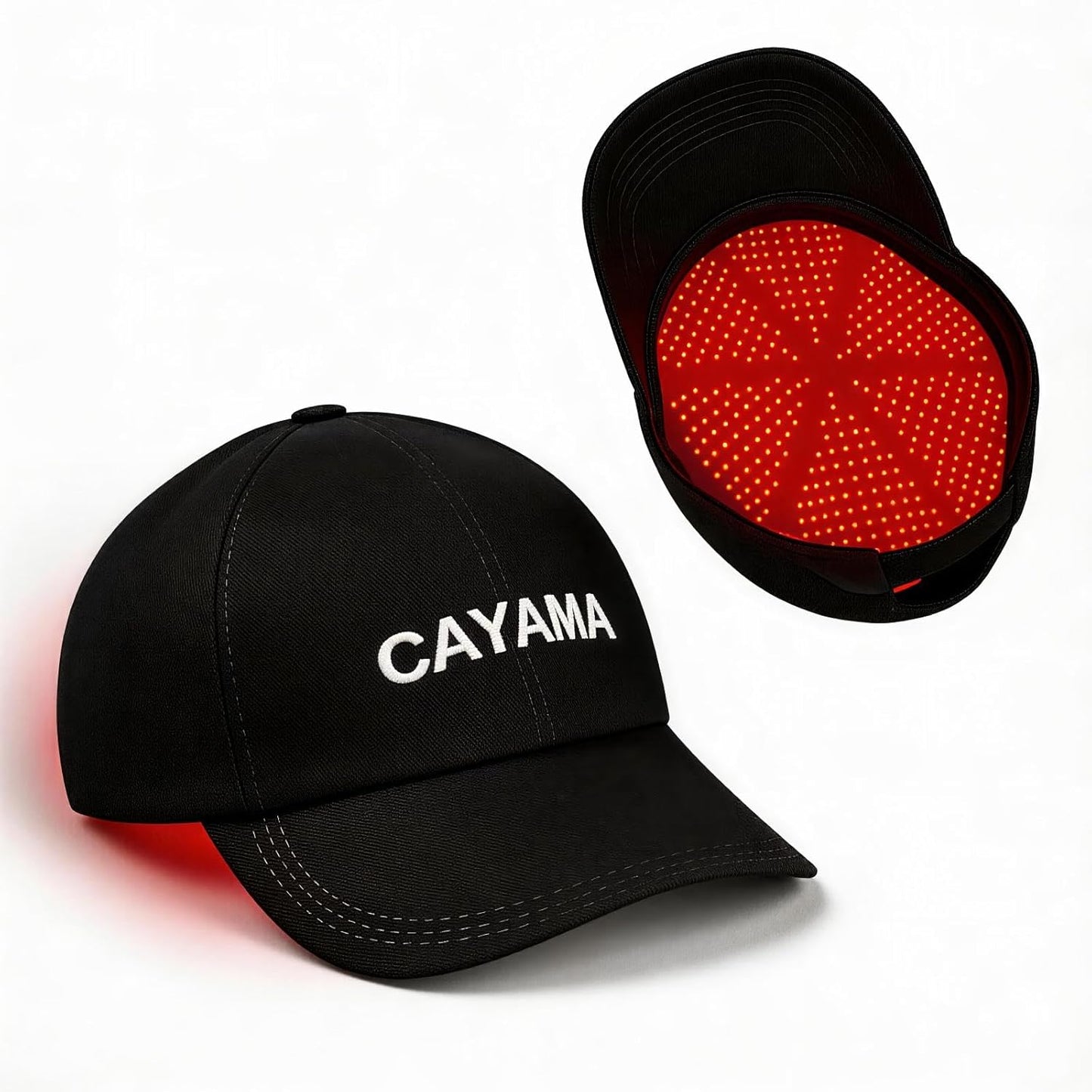 Red Light Hair Growth Cap - 528 Light Emitters for Full Scalp Coverage | Stable Corded Power for Men & Women