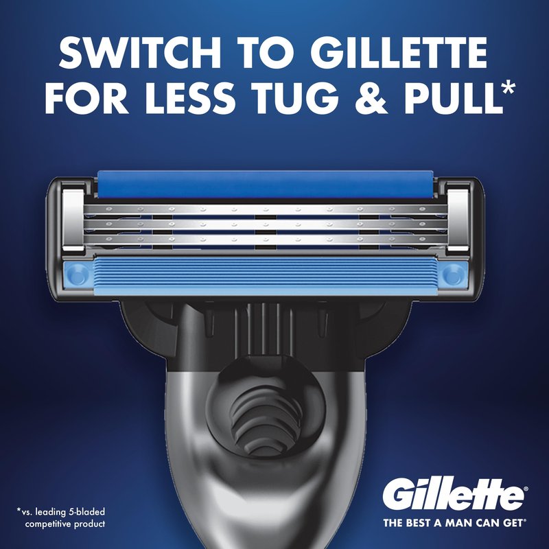 Gillette Mach3 Razor for Men, 1 Razor Handle + 1 Blade Refill