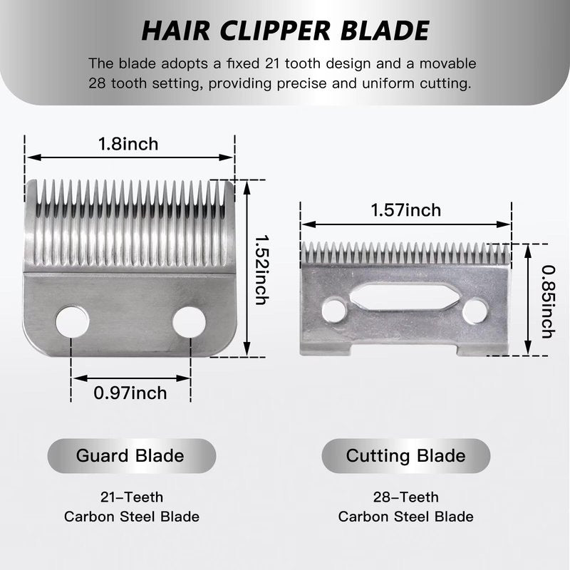 2 Hole Clipper Blade Replacement for Wahl Clipper Blades, for Wahl Precision ColorPro/ColorProPlus/ChromePro/Clip'NTrim79900 by Acupress