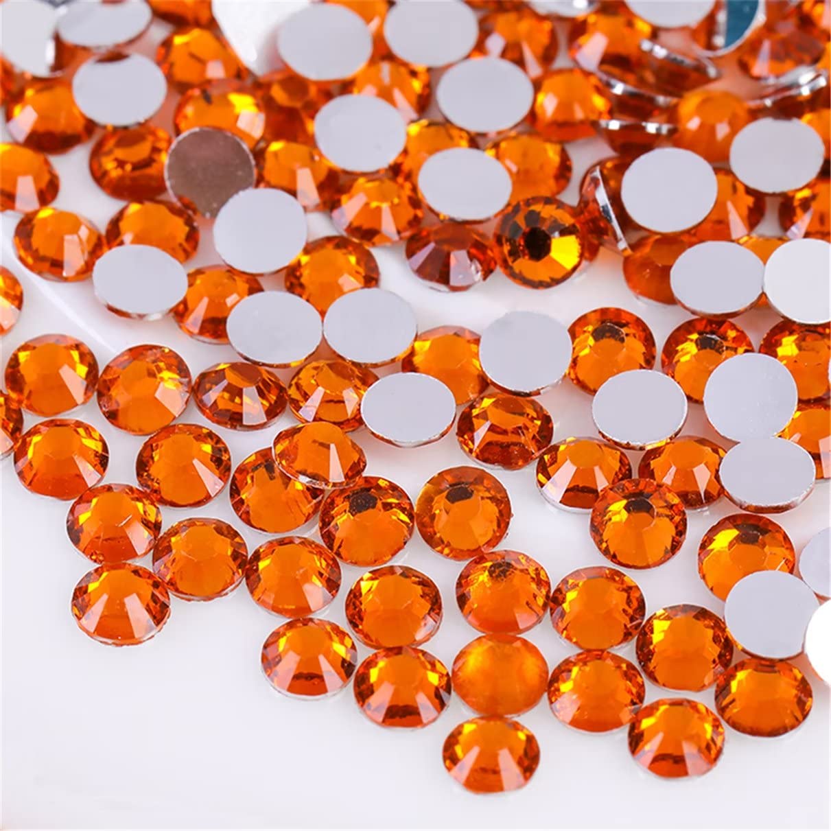 Flatback Rhinestones - 3000 Pieces SS6 2mm Clear Glass Gems for Nail Art | Aqua Blue