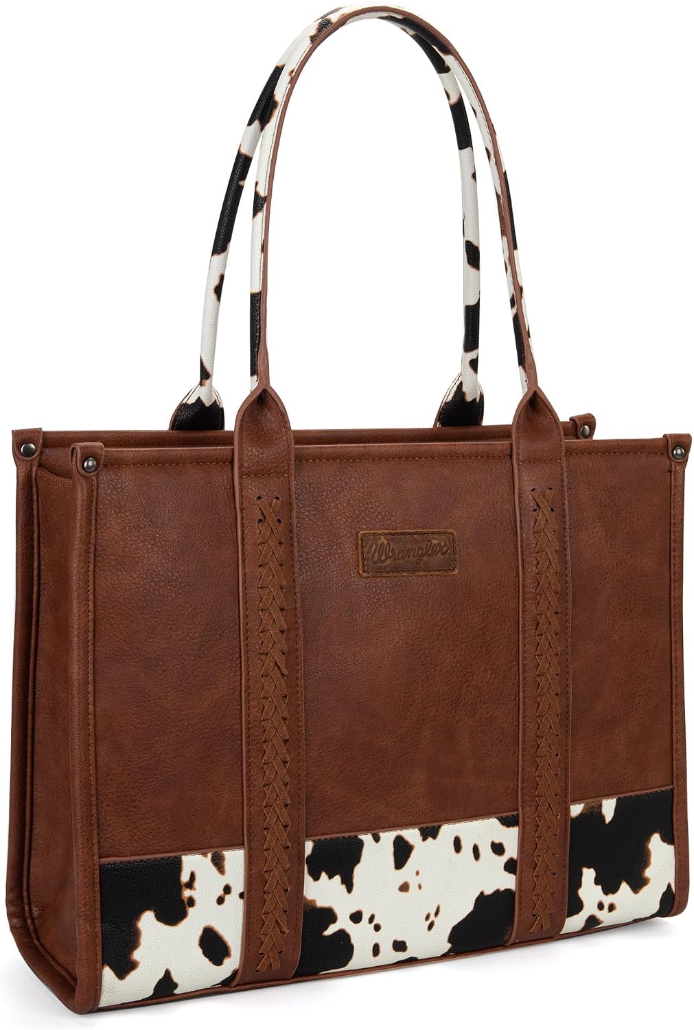Montana West Tote Bag - Western Cow Print Purse for Women | Designer Top Handle Handbag