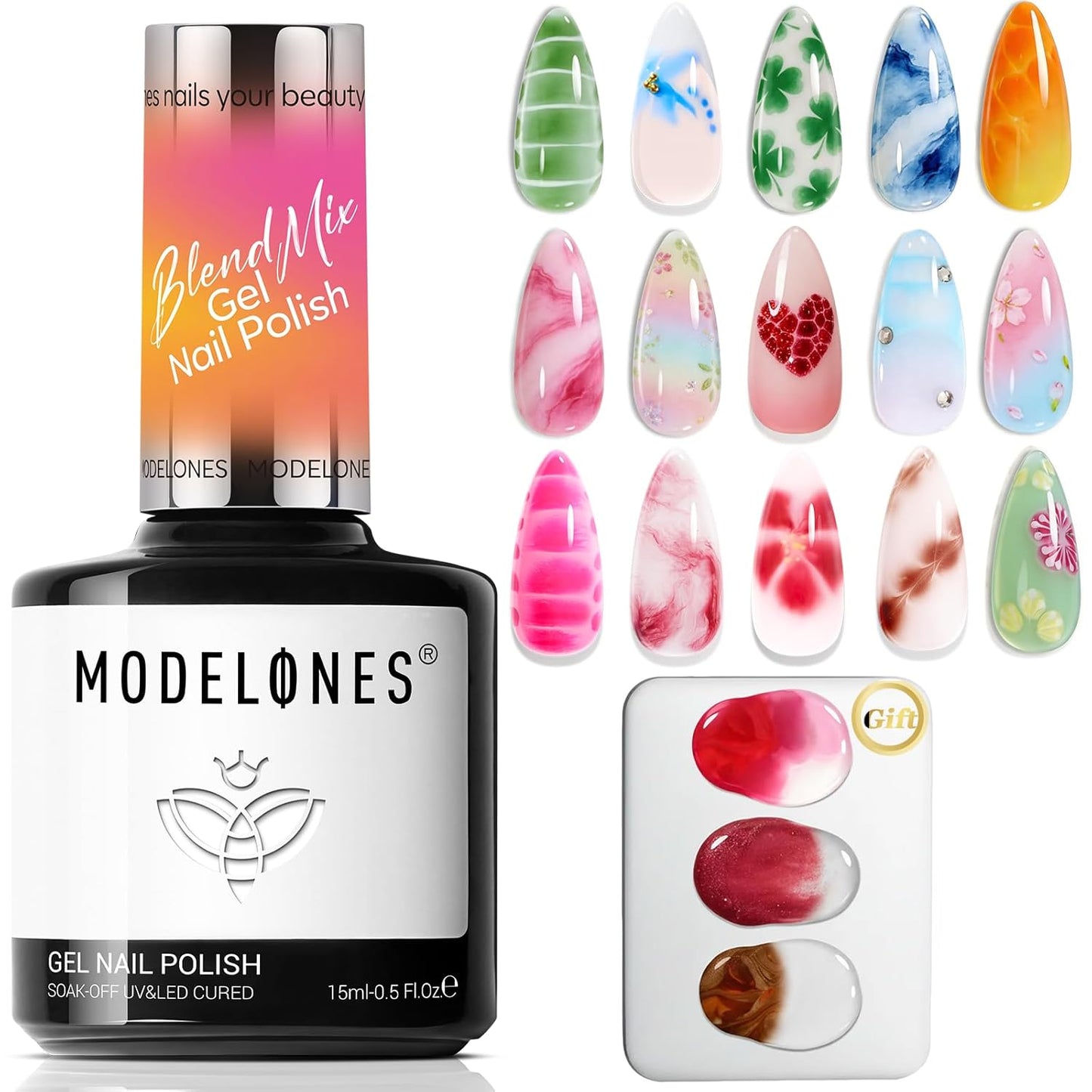 Baby Blue Gel Nail Polish - Light Sky Blue Pastel Soak Off UV Gel for DIY Manicure | 15 ML