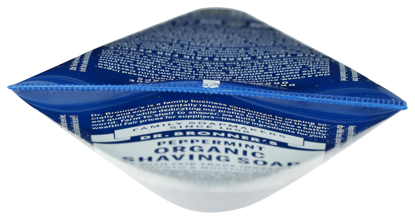 Dr Bronners, Shave Soap Peppermint Organic, 7 Fl Oz