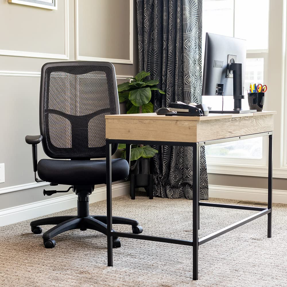 BodyMed Office Chair with Tempur-Pedic Foam – Ergonomic Office Chair – Adjustable Seat Height – Lumbar Support – Plush Memory Foam Office Chair