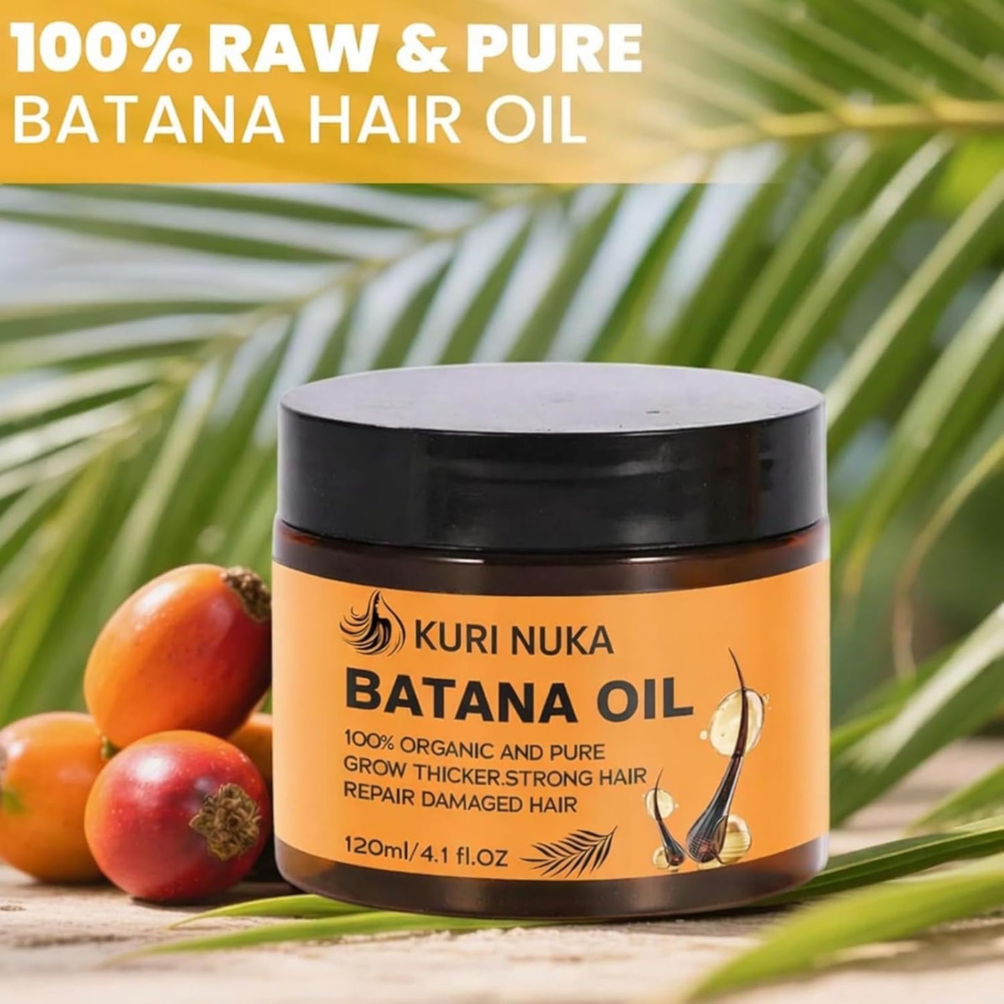 Batana Natural Hair Oil - Nourishing Oil for Hair Growth | 1 oz
