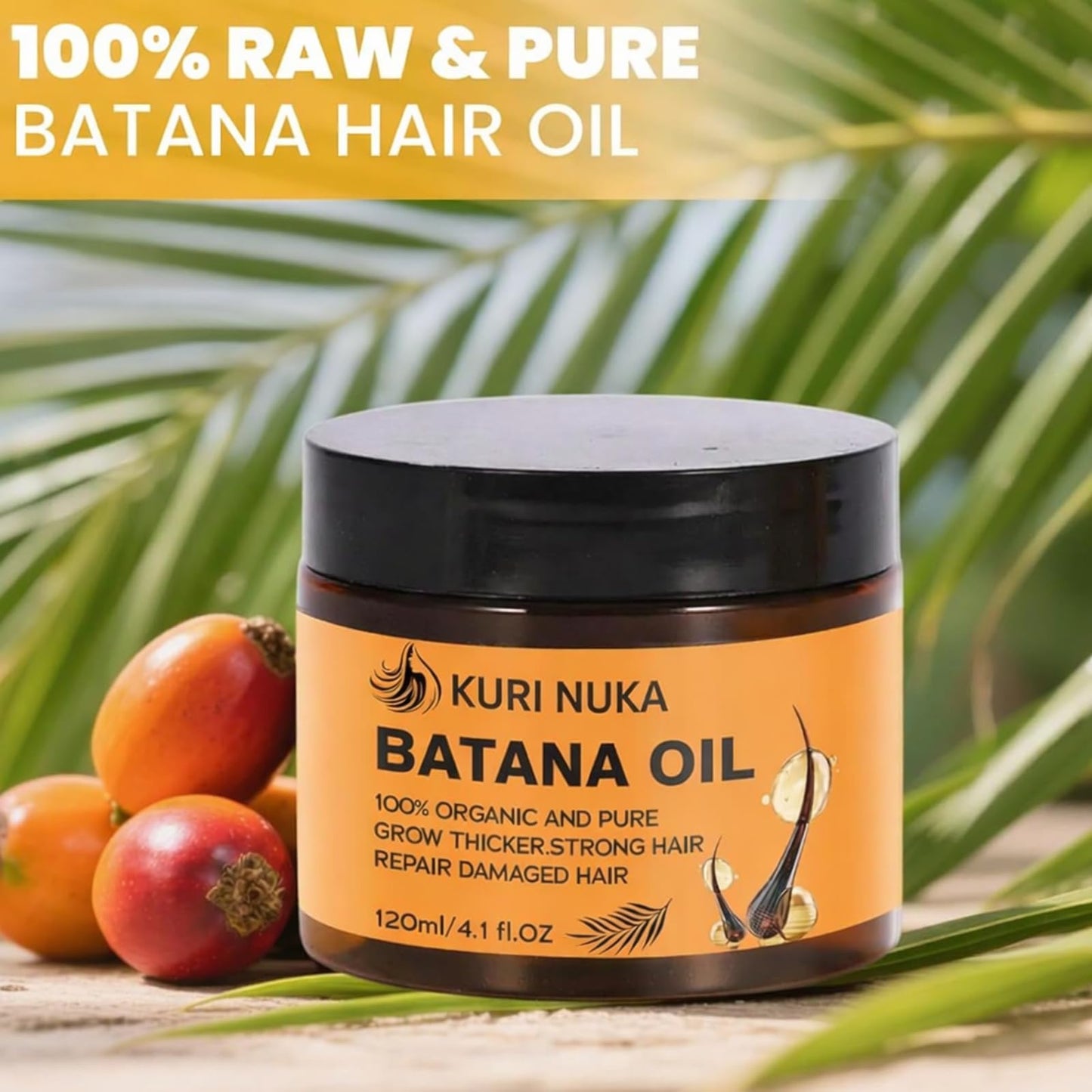 Batana Natural Hair oil – batana oil for hair growth (1pcs)