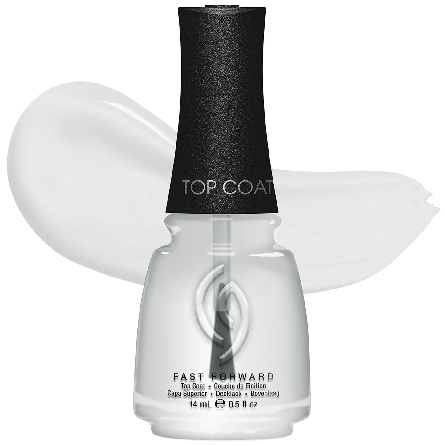 China Glaze Nail Lacquer - Moment in the Sunset Coral Pink Polish | Quick Dry, Chip Resistant, Shimmer Finish, 0.5 fl oz