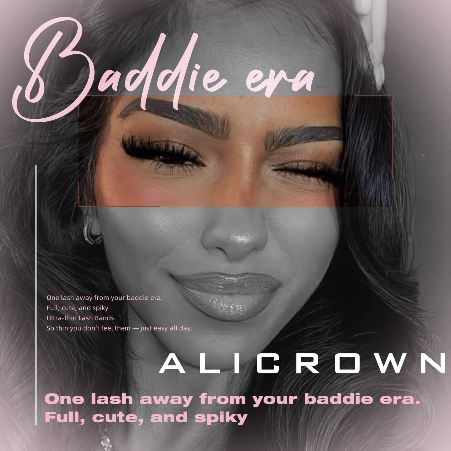 Manga Lash Clusters with Spikes 12-18MM Fluffy Spiky Eyelash Clusters Baddie Dramatic Lash Extensions Baddie Individual Lashes Airy Soft for Smoky Makeup Eyelash Extensions by ALICROWN