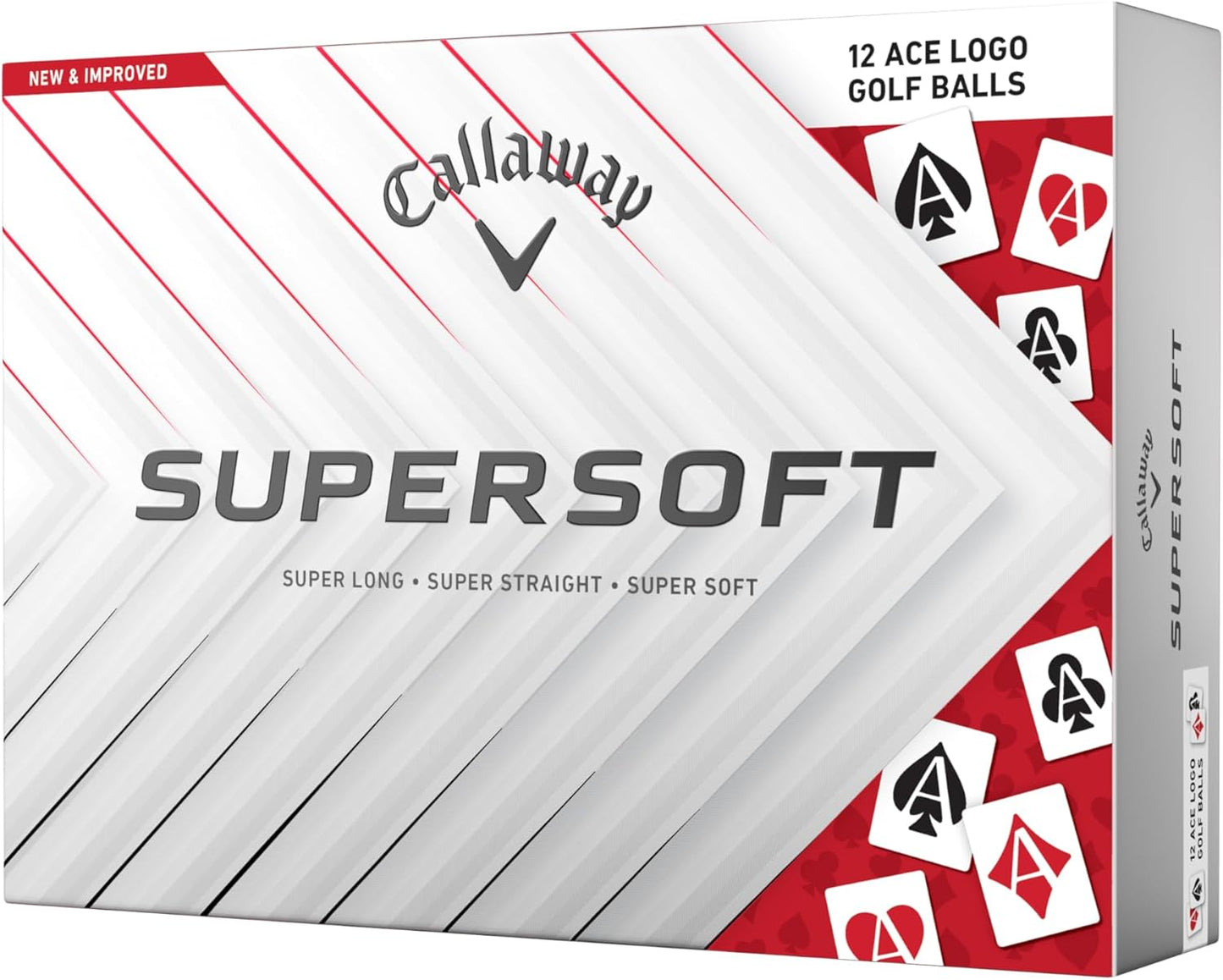 Callaway Golf Supersoft Golf Balls - Ultra-Soft Feel & Distance | 2025 Edition