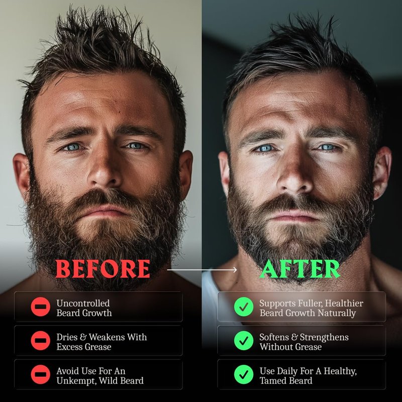 Striking Viking Beard Oil for Men (2 Fl Oz (Pack of 1), Blue Ocean) Naturally Derived Conditioner with Almond, Tea Tree, Argan & Jojoba Oil for Beard Growth, Softening & Moisturizing