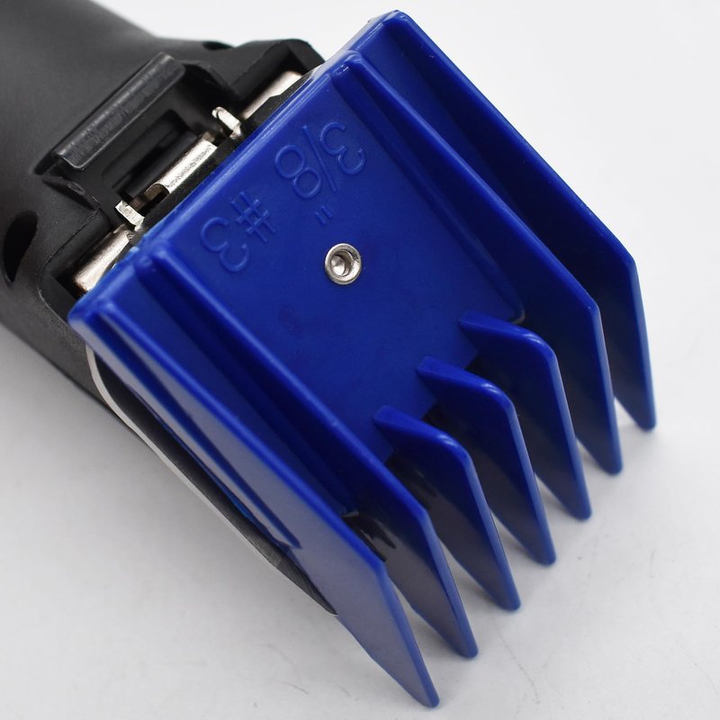 AIRERA Professional A5 Style Animal Hair Clipper Attachment Guard Guide Cutting Combs 76926-900, Compatible with Oster Classic 76 A5 Andis AG BG Wahl KM Pet Groomers (Navy, #3-3/8")