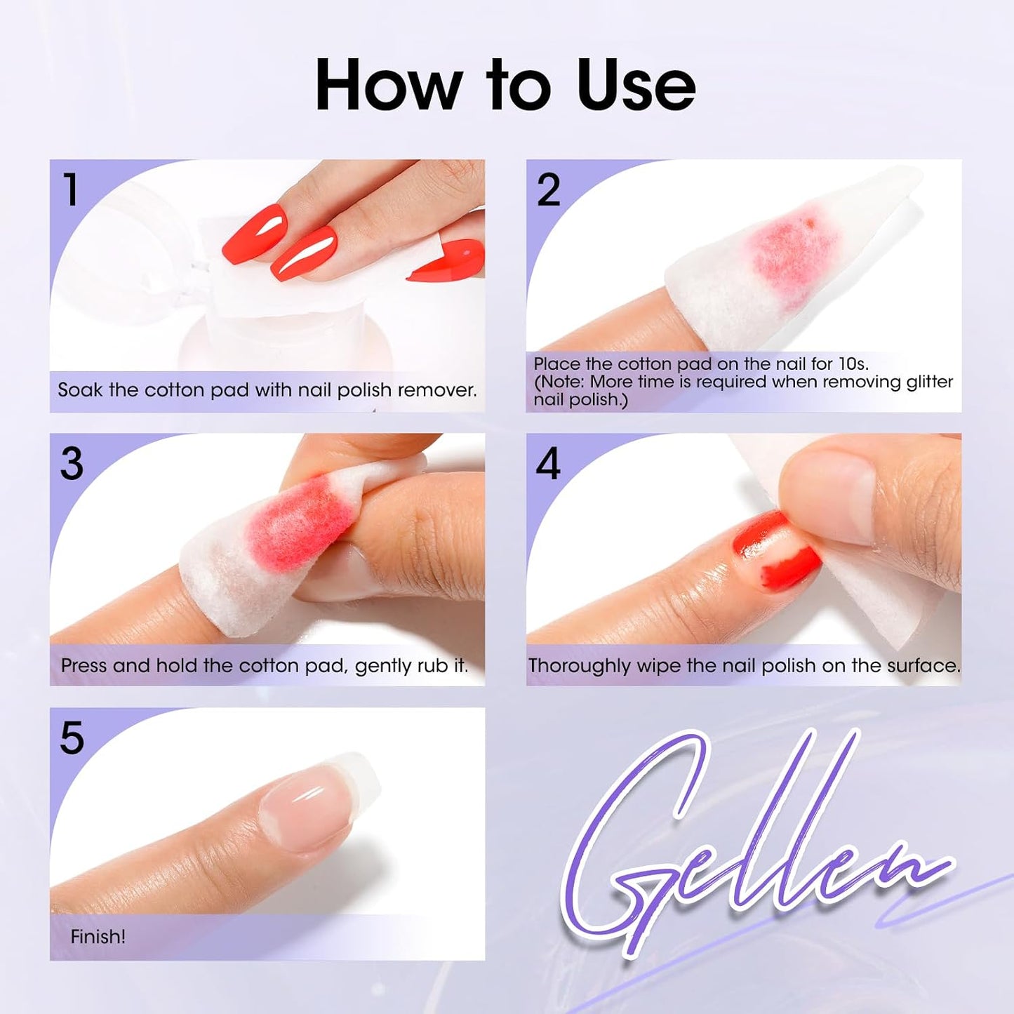 Non Acetone Nail Polish Remover - Quick Dry Formula, Gentle Pump | 6.09 Fl Oz