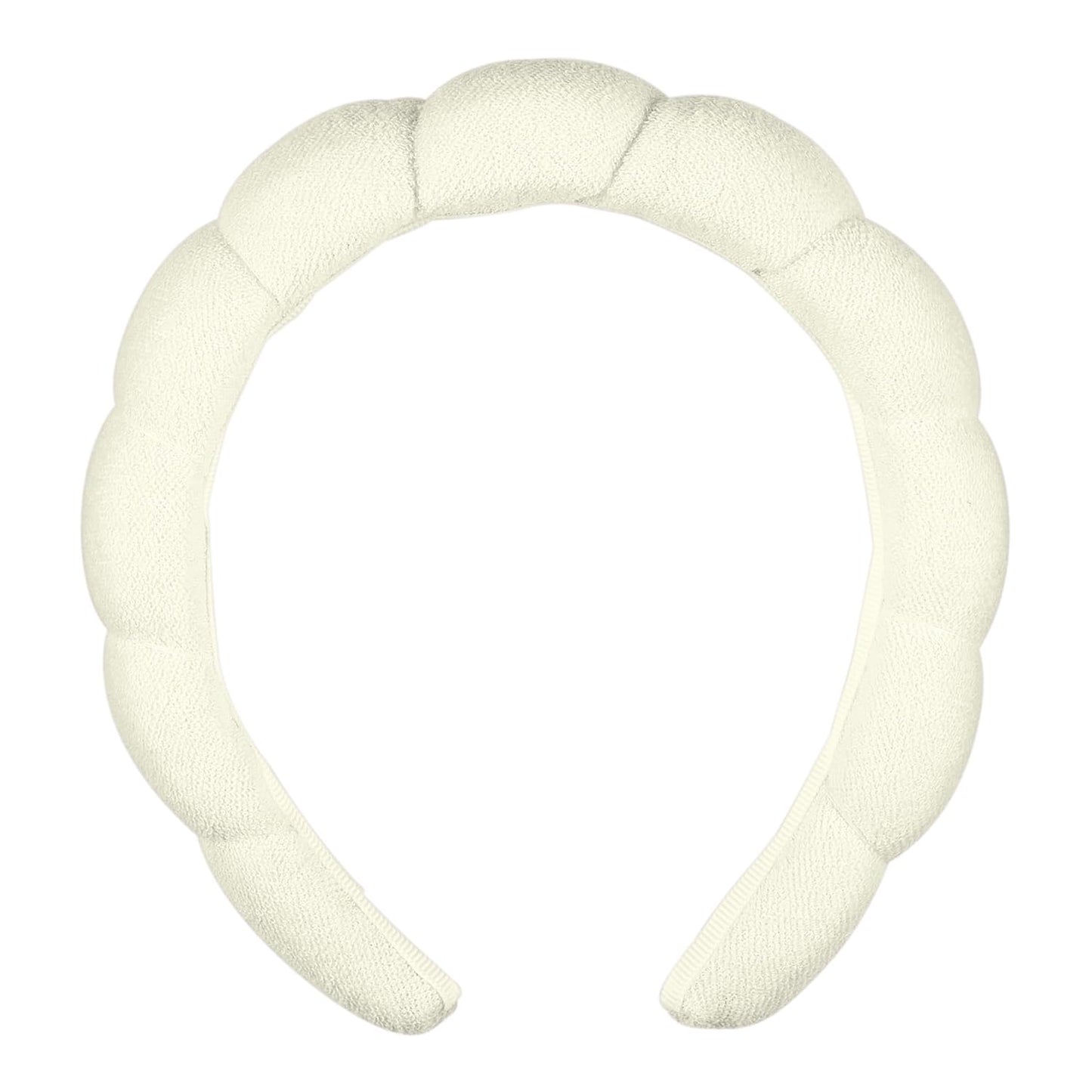 Conair Spa Makeup & Face Washing Headband - Ultra-Absorbent Microfiber, Soft Terry Cloth | Pink Bubble Design