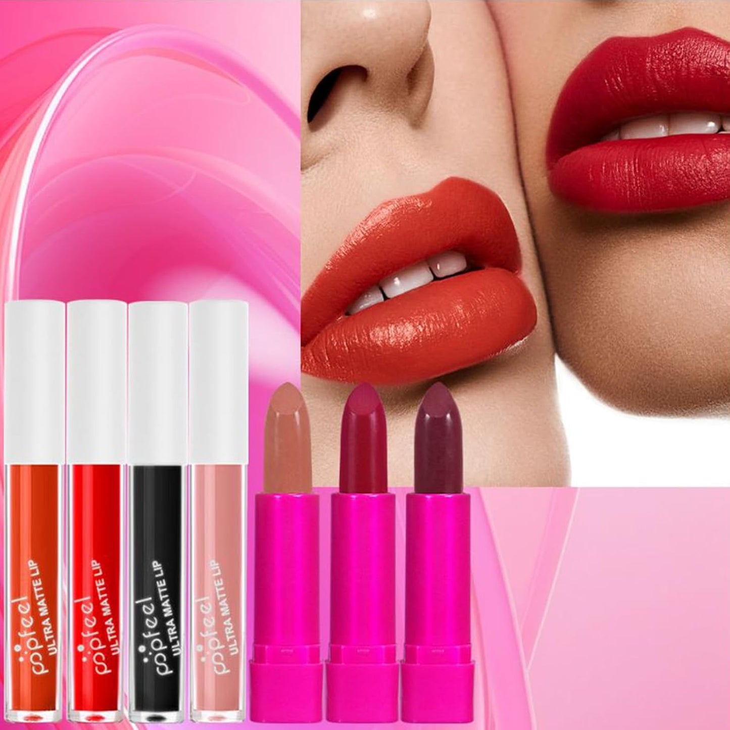 Holiday Makeup Gift Set - Complete Kit for Women & Teens | Includes Eyeshadow Palette, Lipstick, Blush, Concealer, Face Powder, Mascara, Lip Gloss