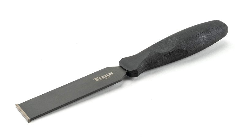 Titan 17022 Extra Long 1-1/4-Inch Carbide Scraper with Serrated Blade