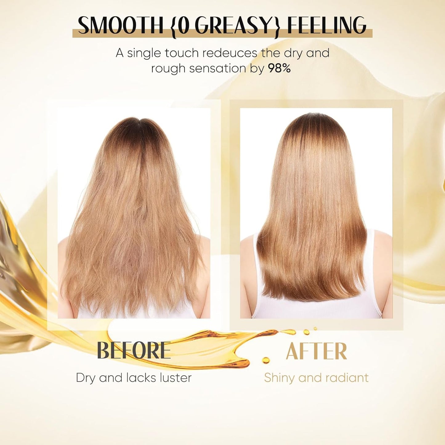 Hair Oil Treatment - Argan, Coconut & Olive Oils | Nourish & Smooth Frizz - 2 Pack for All Hair Types