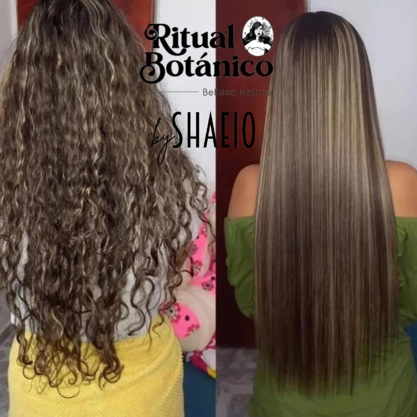 SHAEIO Keratin Hair Mask - 1 LITRO. RITUAL BOTANICO Keratina Organica Colombiana for Hair with 12 Natural Oils and Amino Acids