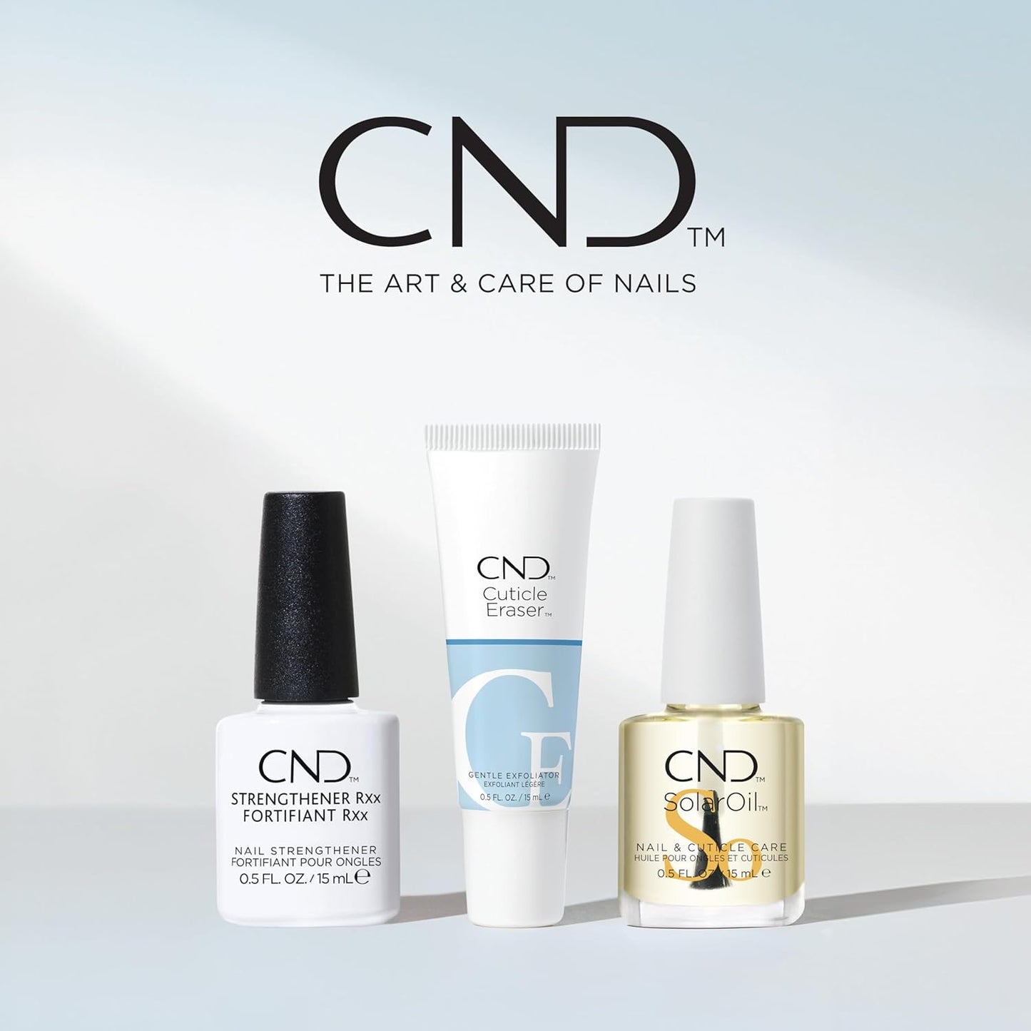 CND™ Care.Condition.Coat™ Kit - Nail Strengthener & Cuticle Treatment - 3-Piece Set for Healthy Nails