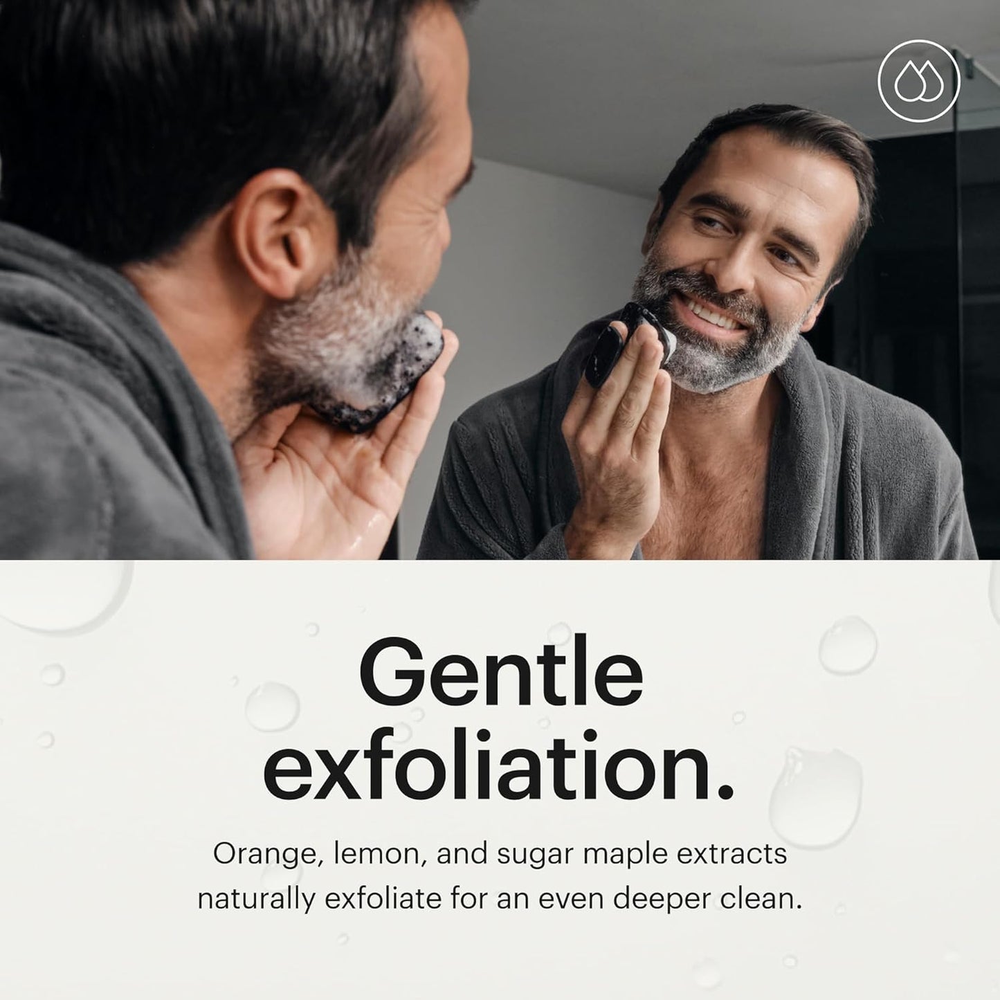 Hydrating Beard Wash - Daily Facial Hair Cleanser with Ceramides & Avocado Oil | Gentle Exfoliating Wash, 6 fl. oz.