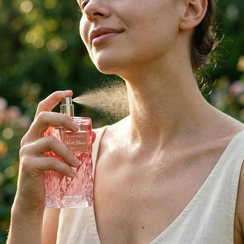 Alcohol-Free Floral Perfume for Women - Long Lasting Rose, Jasmine & Peony Scent | 100ml / 3.4 fl oz Gift